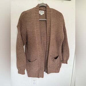 American Eagle Outfitters Cozy Brown Cardigan